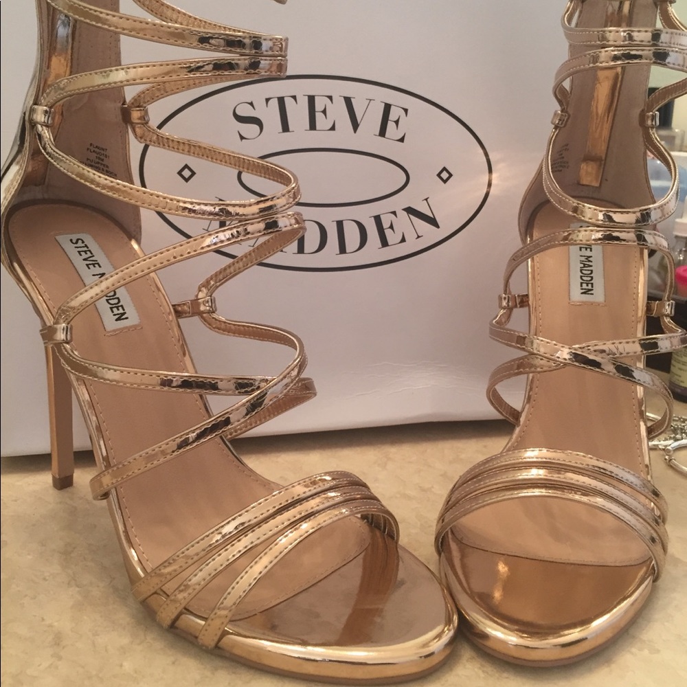 Steve Madden high heeled #rosegold brand new